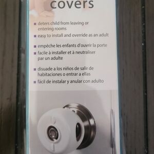 KidCo Door Knob Covers - 3 pkg White - Child Proof Door Knob Covers, Toddler Doo